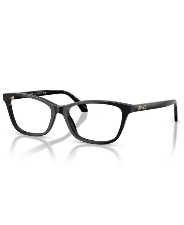 ヴェルサーチ レディース アクセサリー サングラス・アイウェア Versace Women's Cat Eyeglasses VE3375 Black ブラック