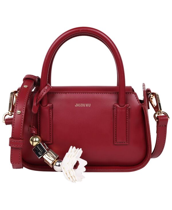 ジェイソンウー レディース バッグ ミニ Jason Wu Structured Mini Bag with Removable Crossbody Strap & JW Charm Oxblood オックスブラッド|ReVida 店