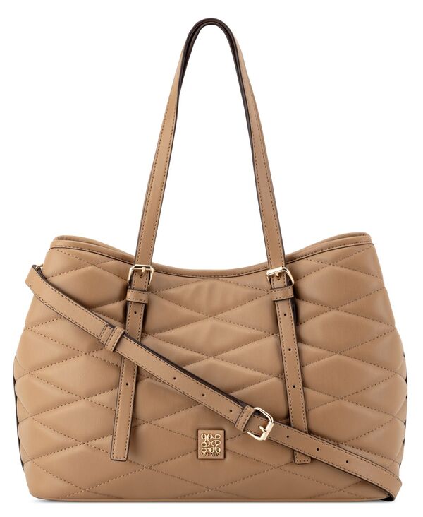 ナインウェスト レディース 御徒面子 ミニ Nine West Anders Carryall Mini Satchel Bag Dark Camel 駱駝 バッグ・小物・ブランド雑貨-ハンドバッグ-バッグ
