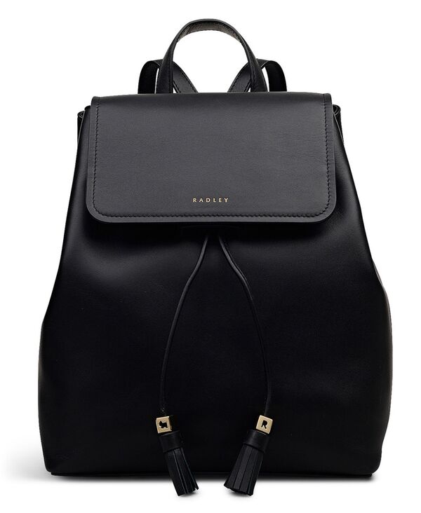 ラドリー 英国の首都 レディース 御徒面子 うしろ側容器に並べる・背嚢 Radley Londonoble Alley Small Flapover Backpack Black 黒いこと