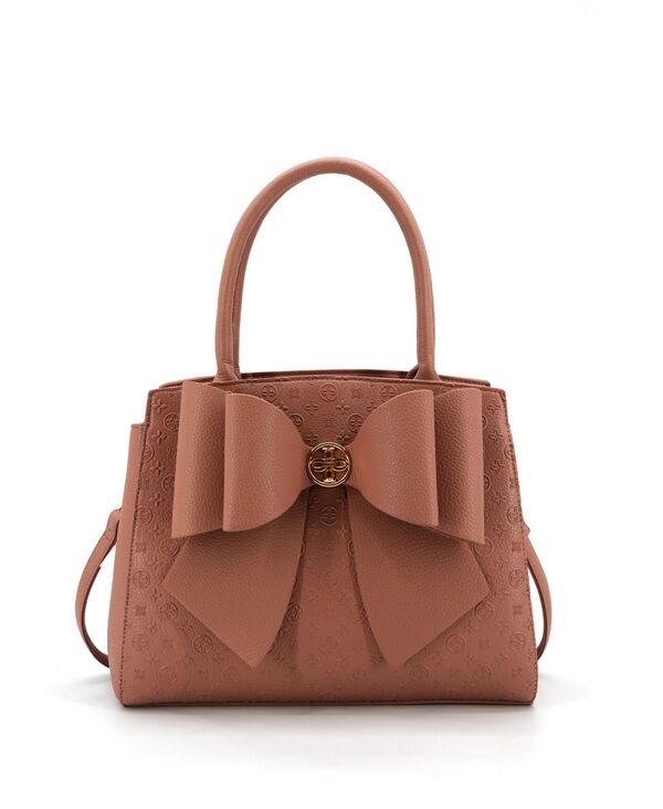 ライクドリームス レディース バッグ LIKE DREAMS Royal Cross-Elegance Bow Medium Satchel Bag Mauve