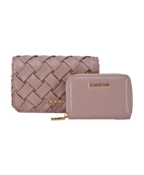 ベベ レディース 付属品 紙入れ ミニ Bebe Women\u0027s Luca Mini Crossbody Bag with Wallet Mauve