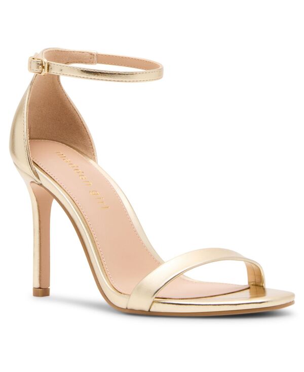 マッデンガール レディース シューズ サンダル Madden Girl Brazen Two-Piece Stiletto Dressandals Gold Metallic ゴールド 14,805円