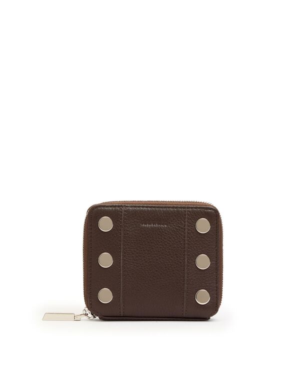 ハミット レディース アクセサリー 財布 レザー Hammitt 5 Women's North Leather Wallet Espresso Pebble