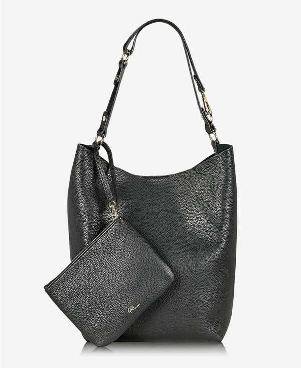 ギギニューヨーク レディース バッグ レザー GiGi New York Addison Leather Hobo Bag Black ブラック|ReVida 店