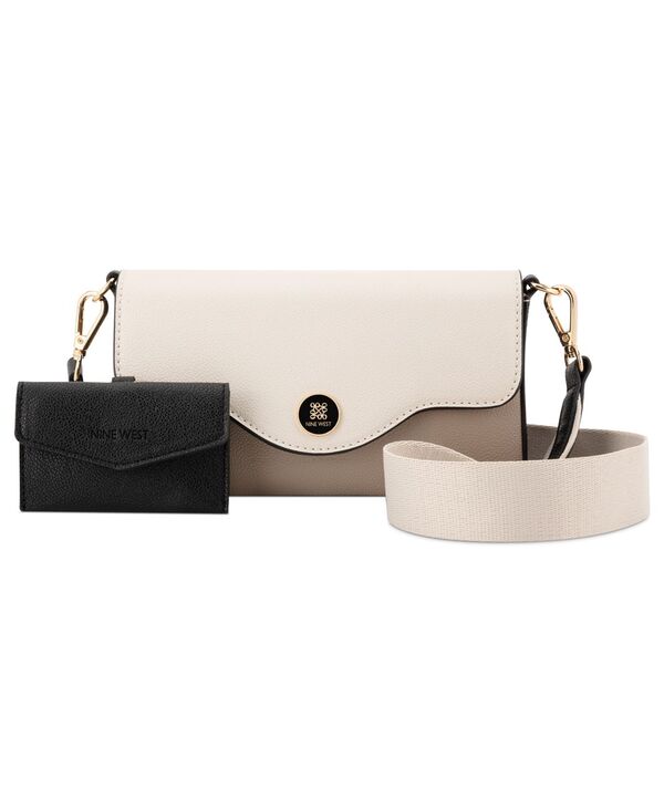 ナインウェスト レディース バッグ ミニ Nine West Nalini Mini Flap Crossbody Bag Milk Multi マルチカラー