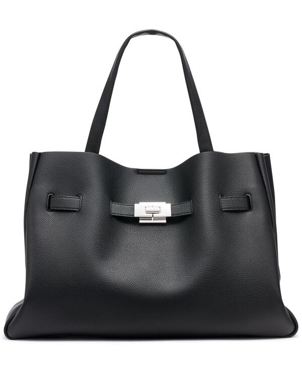 ダナ キャラン ニューヨーク レディース バッグ DKNY Bryar Large Satchel Bag Black/Silver ブラック