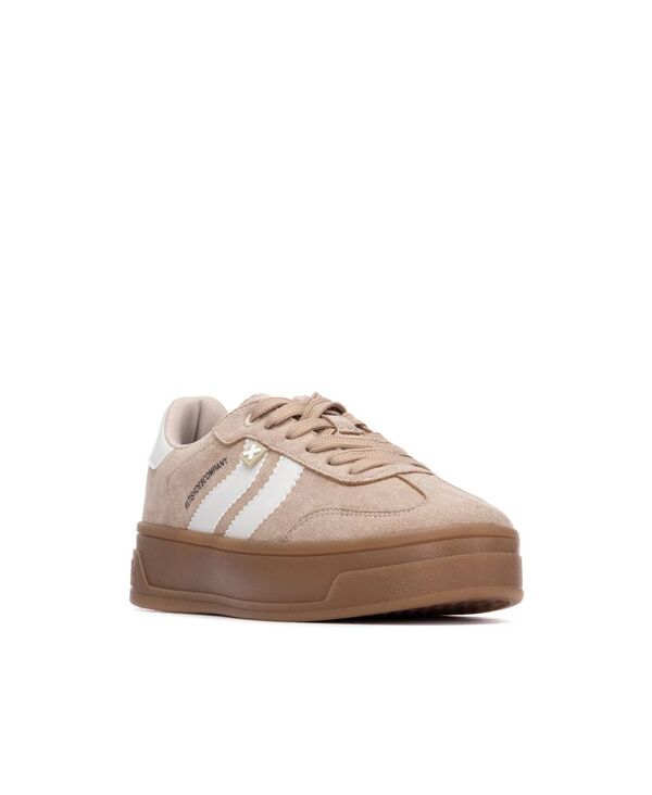 キシタイ レディース シューズ スニーカー スエード XTI Women'suede Urban Comfort Casual Sneakers Beige ベージュ