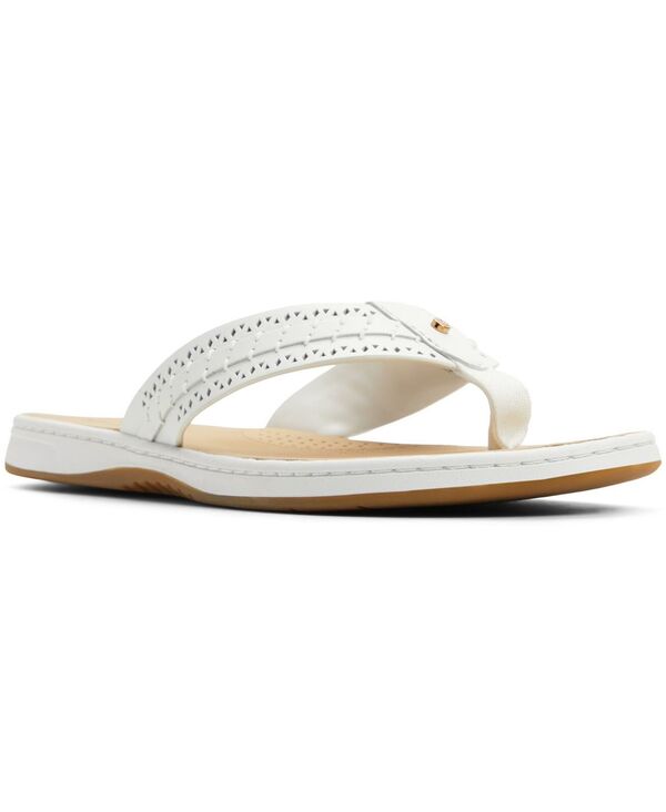 スペリー レディース シューズ サンダル Sperry Women'seafish Flip Flop Sandals White ホワイト|ReVida 店