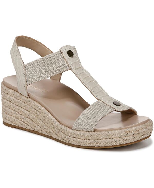 バイオニック レディース シューズ パンプス サンダル Vionic Womens Calera Espadrille Sandals Cream snake leather \u0026 fabric 皮膚軟化剤
