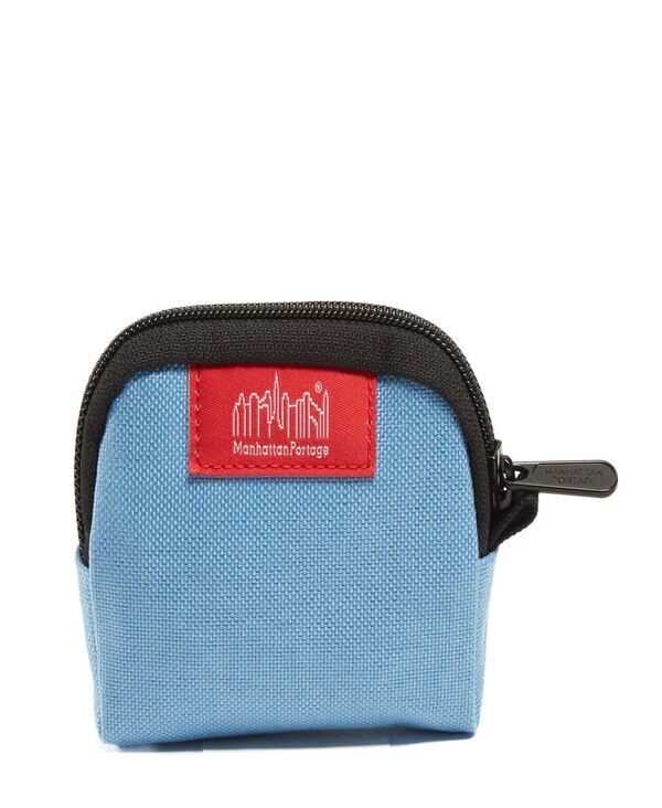 マンハッタンポーテージ レディース アクセサリー 財布 ミニ Manhattan Portage Divider Mini Coin Wallet Ice Blue ブルー|ReVida 店