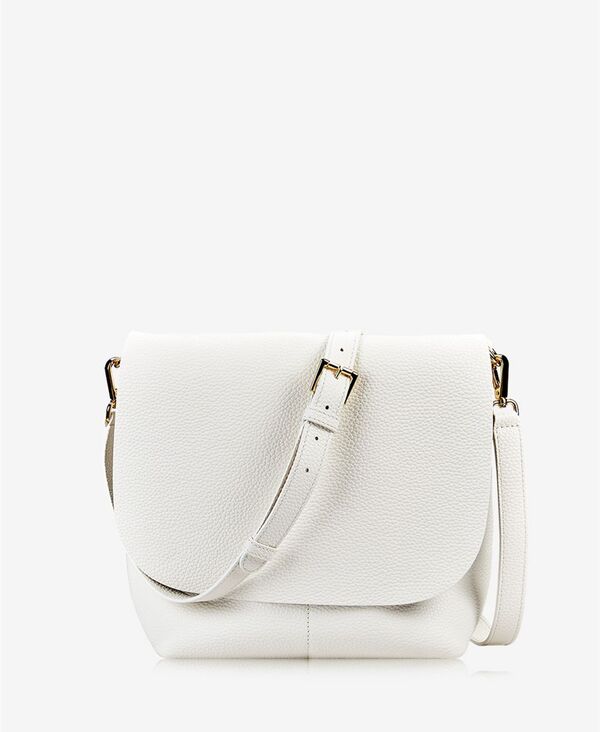 ギギニューヨーク レディース バッグ レザー GiGi New York Andie Pebbleather Crossbody Bag White ホワイト｜ReVida 店 67,540円