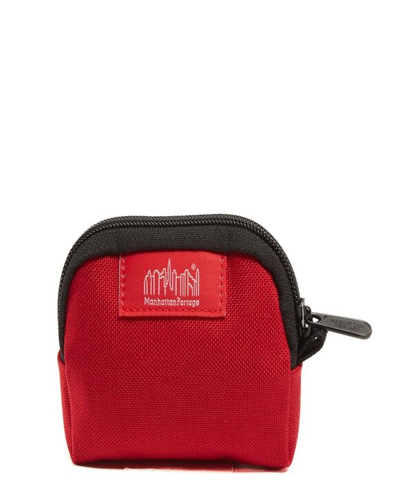 マンハッタンポーテージ レディース アクセサリー 財布 ミニ Manhattan Portage Divider Mini Coin Wallet Red レッド