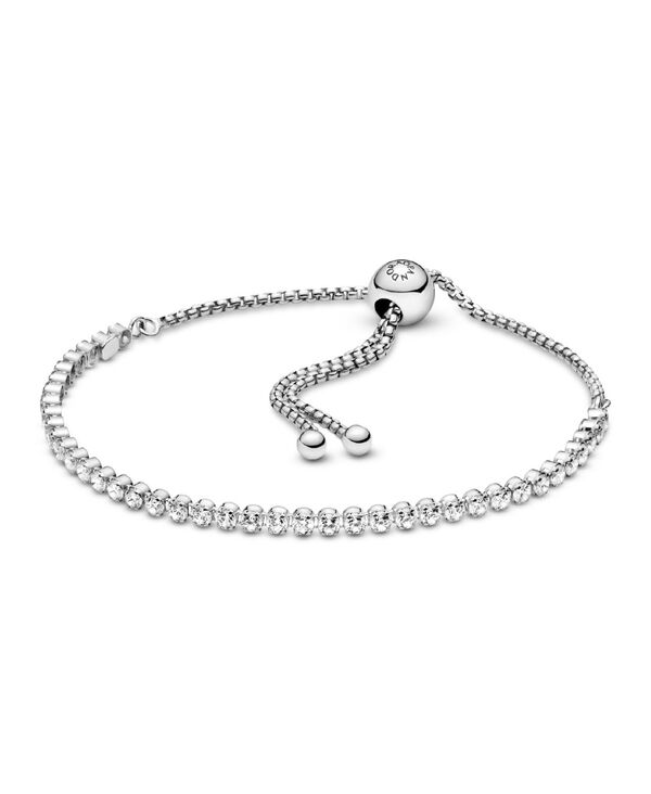 パンドラ レディース アクセサリー ブレスレット・バングル・アンクレット Pandora Cubic Zirconia Sparkling Slider Tennis Bracelet Silver シルバー 20,335円