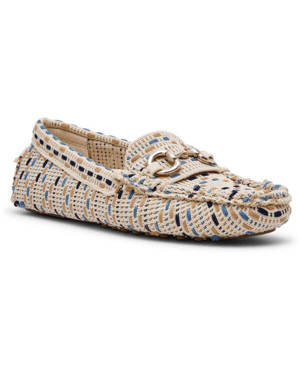 アンクライン レディース シューズ パンプス ローファー Anne Klein Women's Chrystie Moccasin Driver Loafers Natural Blacknit ブラック