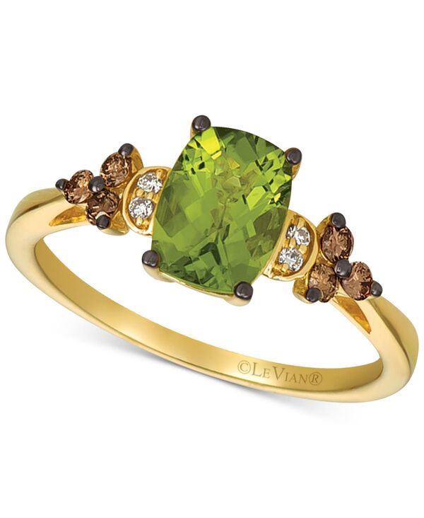 ル ヴァン レディース アクセサリー リング Le Vian Peridot (1-1/3 ct.w.) & Diamond (1/5 ct.w.) Ring in 14k Peridot ゴールド