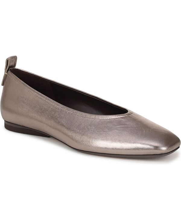 ナチュライザー レディース シューズ パンプス Naturalizer Women's Carla Square Toe Ballet Flats Patina Pewter Leather ピューター