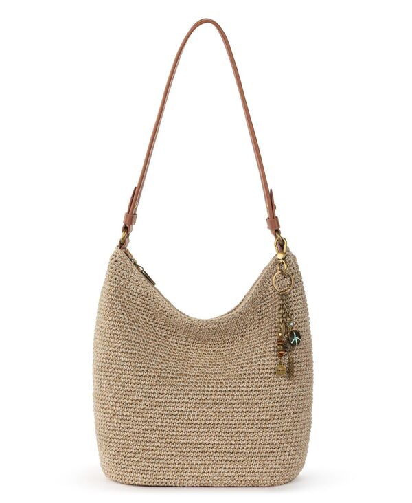 ザサック レディース バッグ レザー The Sak Women'sequoia Leather Large Hobo Bag Bamboo Static|ReVida 店