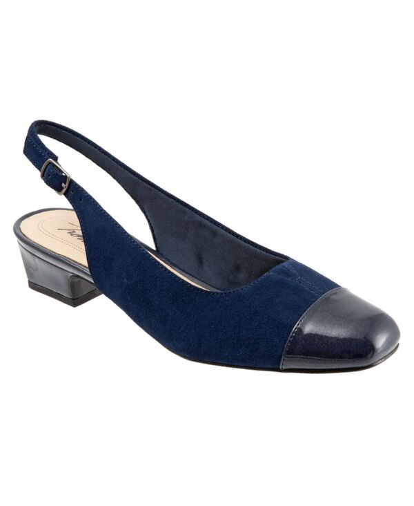 トロッターズ レディース シューズ パンプス Trotters Dea Pump Navy suede ネイビー