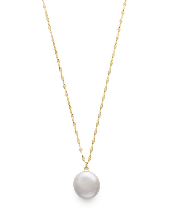 ベル ドゥ メール レディース アクセサリー ネックレス・チョーカー・ペンダントトップ レース Belle de Mer Freshwater Pearl (12-13mm) in 14k Gold Over Silver Necklace White ホワイト