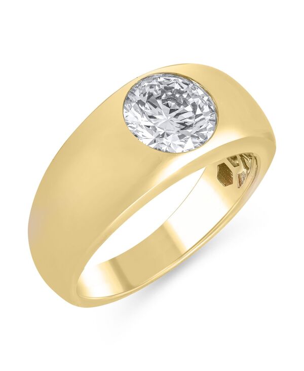 バッジェリーミシュカ レディース アクセサリー リング Badgley Mischka Certified Lab Grown Diamond Solitaire Ring (1-1/2 ct.w.) in 14k Yellowhite orose Yellow Gold イエロー｜ReVida 店