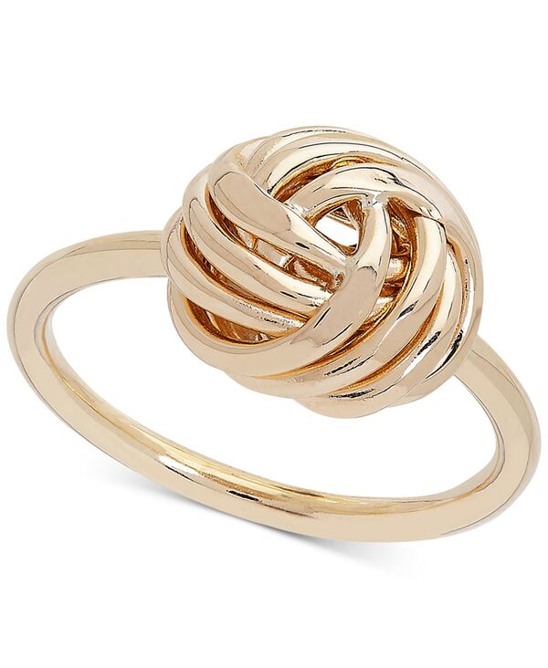 イタリアン ゴールド レディース アクセサリー リング Italian Gold Love Knot Ring in 14k Yellow Gold イエロー|ReVida 店