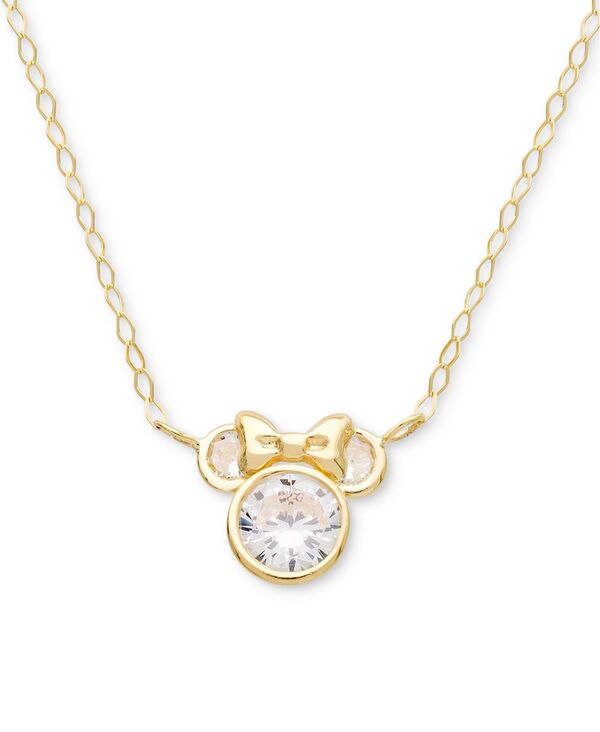 ディズニー レディース アクセサリー ネックレス・チョーカー・ペンダントトップ レース Disney Children's Cubic Zirconia Minnie Mouse 15\