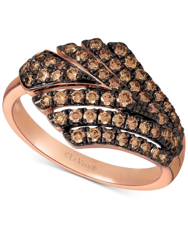 ル ヴァン レディース アクセサリー リング Le Vian Chocolate Diamond Statement Ring (5/8 ct.w.) in 14k Rose Gold ゴールド