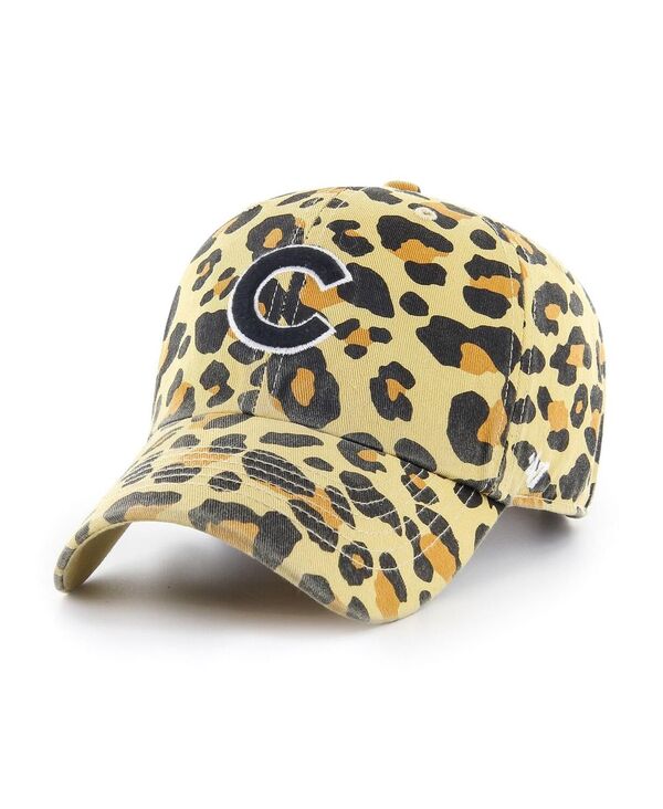 47 ブランド レディース アクセサリー 帽子 '47 Brand Women's '47 Chicago Cubs Tan Bagheera Cheetah Clean Up Adjustable Hatan タン