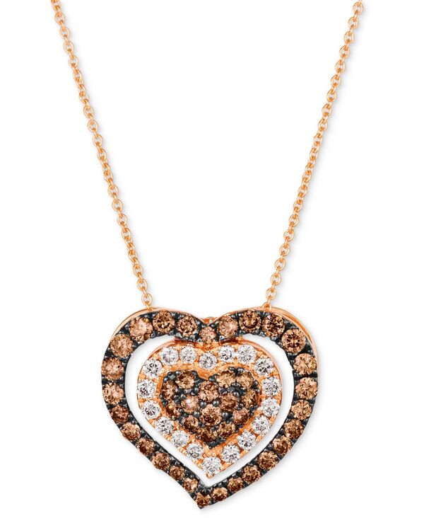 ル ヴァン レディース アクセサリー ネックレス・チョーカー・ペンダントトップ レース GODIVA x Le Vian Chocolate & Nude Diamond (1-1/4 ct.w.) Heart 20\
