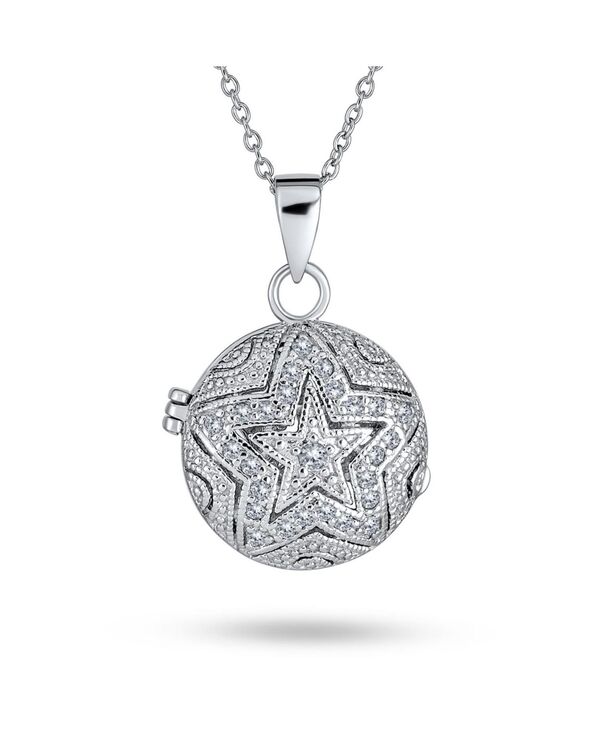 ブリング レディース アクセサリー ネックレス・チョーカー・ペンダントトップ レース Bling Jewelry Filigree Staround Aromatherapy Keepsake Photo Locket Pendant Necklace Sterling Silver シルバー