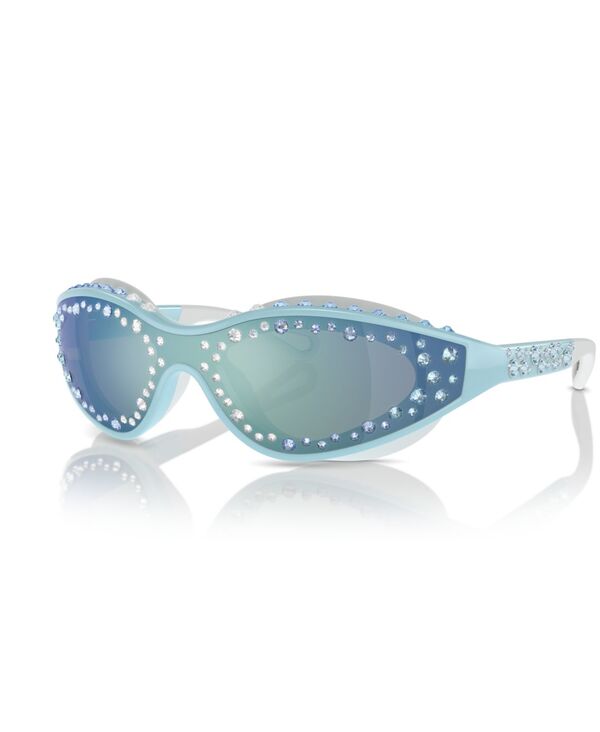 スワロフスキー レディース 添え物 サングラス・アイウェア Swarovski Women\u0027sunglassesk6024 Light Blue White 白いこと