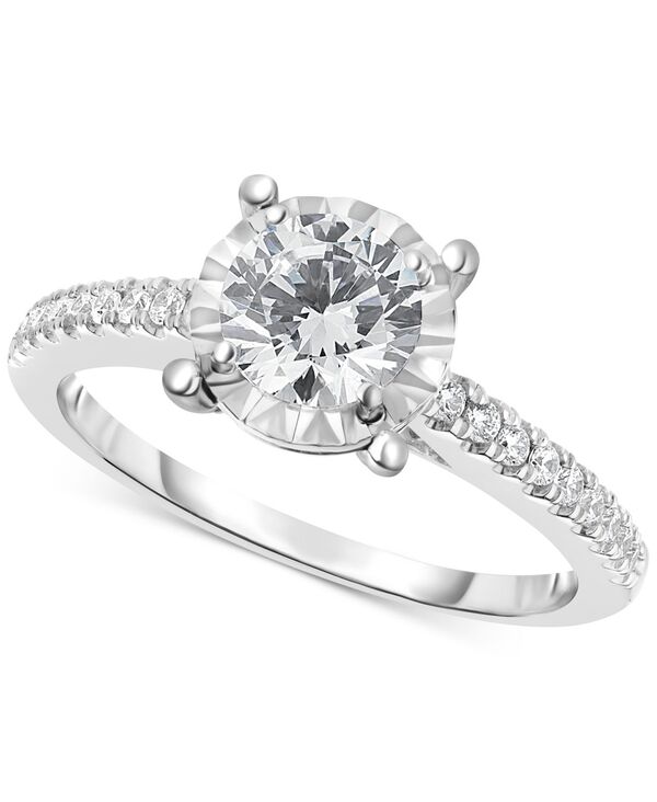トゥルーミラクル レディース アクセサリー リング TruMiracle Diamond Engagement Ring (3/4 ct.w.) in 14k White Gold ホワイト｜ReVida 店