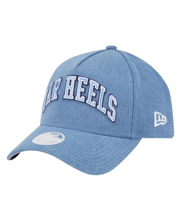ニューエラ レディース アクセサリー 帽子 デニム ヒール New Era Women's Denim North Carolina Tar Heels A-Frame 9FORTY Adjustable Hat Denim デニム