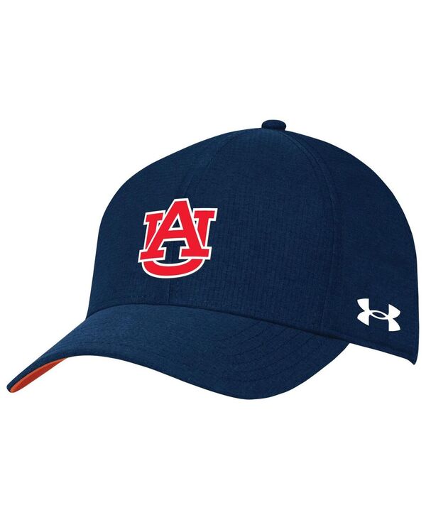 アンダーアーマー レディース アクセサリー 帽子 ロゴ Under Armour Women's Navy Auburn Tigers Logo Adjustable Hat Navy ネイビー