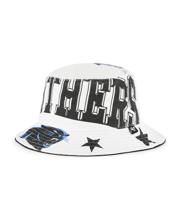 47 ブランド レディース アクセサリー 帽子 '47 Brand Women's White Carolina Panthers Energize Bucket Hat White ホワイト