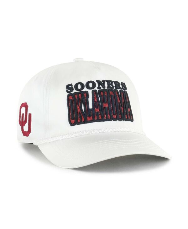 47 ブランド レディース アクセサリー 帽子 '47 Brand Women's White Oklahoma Sooners Outspoken Hitch Adjustable Hat White ホワイト