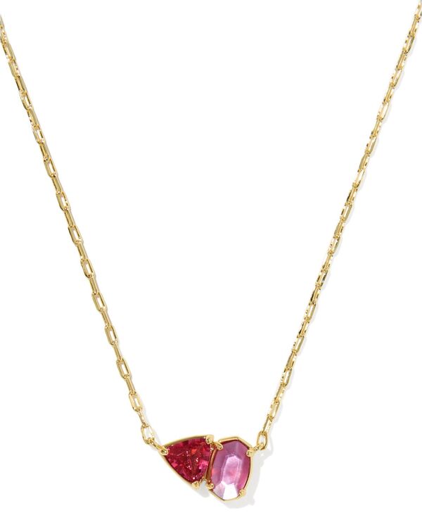 ケンドラスコット レディース アクセサリー ネックレス・チョーカー・ペンダントトップ レース Kendra Scott Gold Plated Glass-Stone Pendant Necklace Gold Pink Mix ピンク