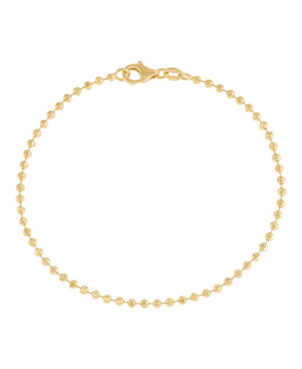 イタリアン ゴールド レディース アクセサリー ブレスレット・バングル・アンクレット Italian Gold Bead Chain Bracelet in 14k Yellow Gold イエロー｜ReVida 店 228,400円