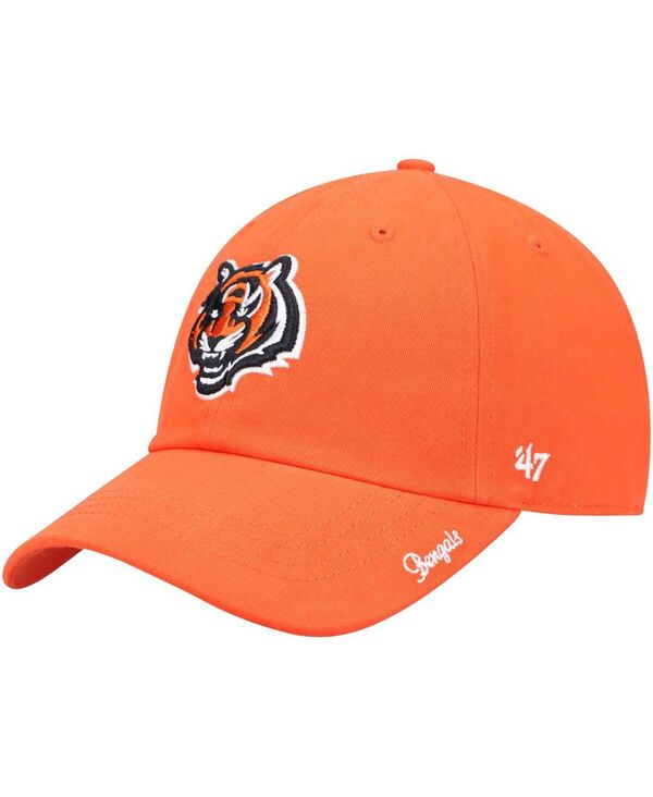 47 ブランド レディース アクセサリー 帽子 ロゴ '47 Brand Women's Orange Cincinnati Bengals Miata Clean Up Secondary Logo Adjustable Hat Orange オレンジ