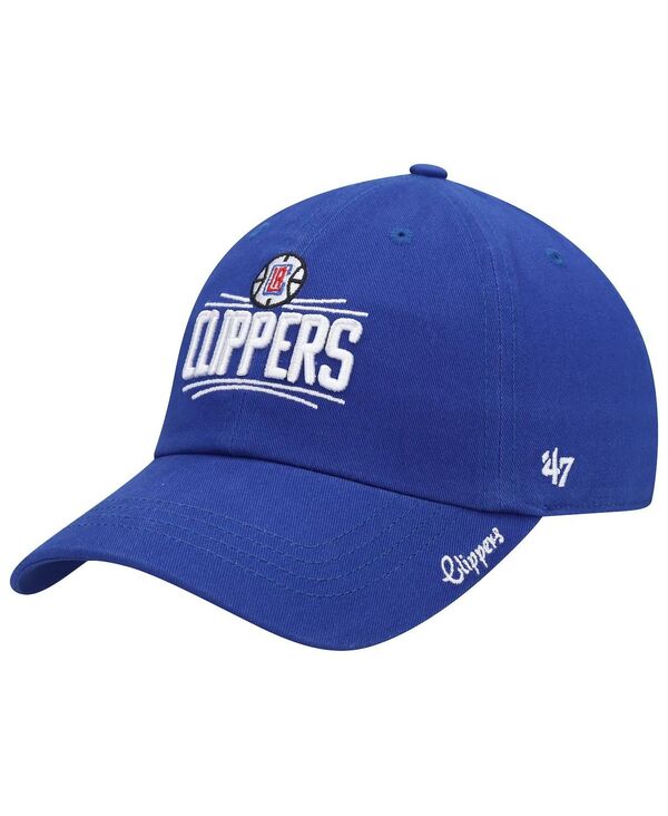 47 ブランド レディース アクセサリー 帽子 ロゴ '47 Brand Women's '47 Royala Clippers Miata Clean Up Logo Adjustable Hat Royal 9,105円