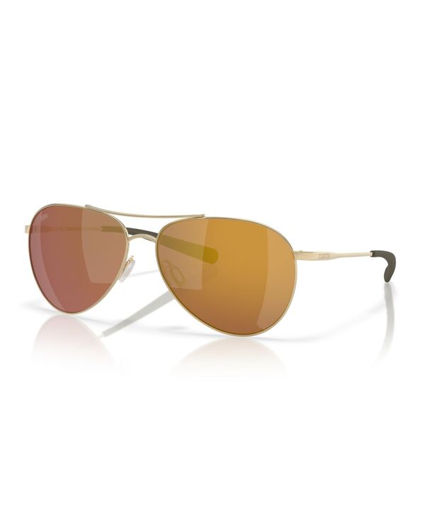 コスタデルマール レディース 添え物 サングラス・アイウェア Costa Del Mar Women\u0027s Piper Polarized Sunglasses 6S6003 Brushed Gold ゴールド