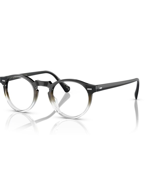 オリバーピープルズ レディース 佩び物 サングラス・アイウェア Oliver Peoples Unisex Gregory Peck Eyeglasses OV5186 Dark Military Crystal Gradient