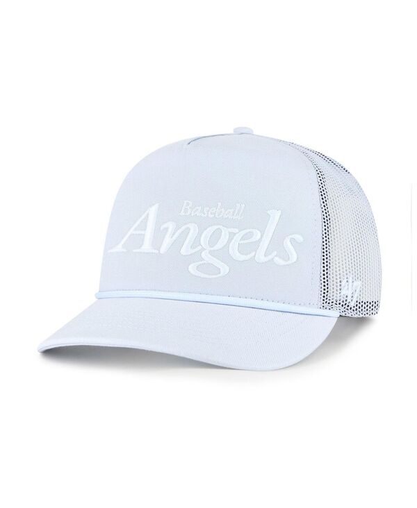 47 ブランド レディース アクセサリー 帽子 '47 Brand Women's Light Blue Los Angeles Angels Foundation Script Hitch Adjustable Trucker Hat Light Blue ブルー