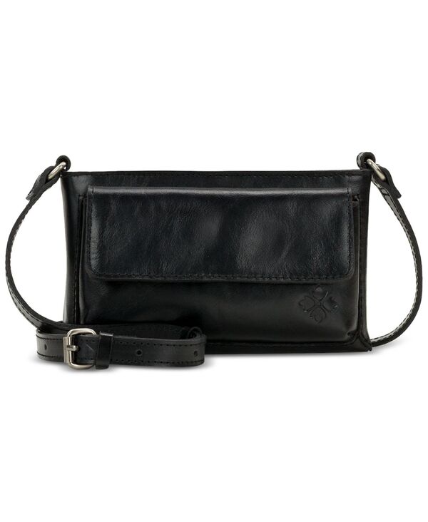 パトリシアナシュ レディース バッグ ミニ レザー Patricia Nash Dovera Mini Leather Crossbody Bag Black ブラック|ReVida 店