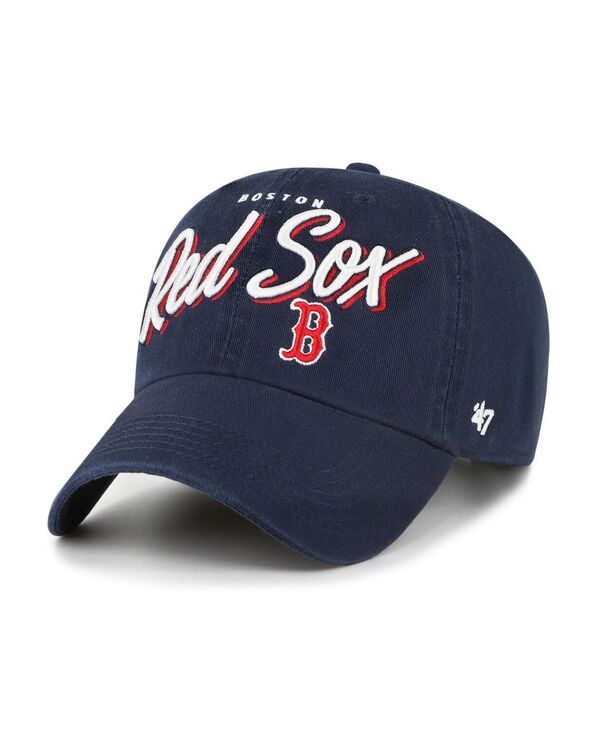 47 ブランド レディース アクセサリー 帽子 '47 Brand Women's Navy Boston Red Sox Ariana Clean Up Adjustable Hat Navy ネイビー