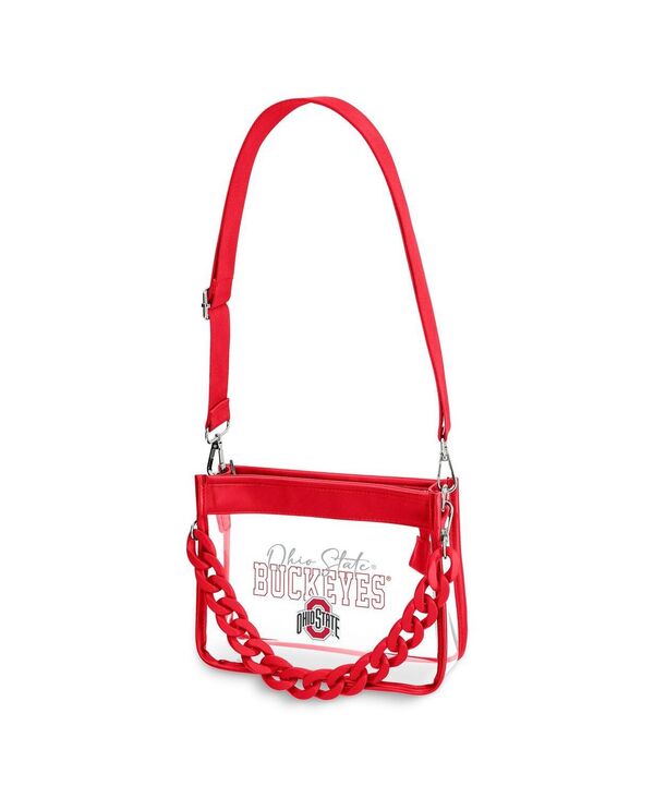 ウェア バイ エリン アンドルーズ レディース バッグ ミニ WEAR by Erin Andrews Ohio State Buckeyes Plastichain Mini Crossbody Handbag No Color