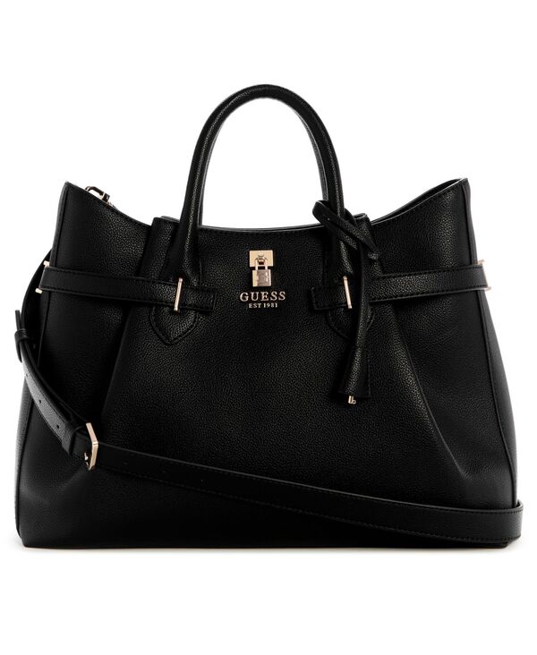 ゲス レディース バッグ GUESS Yesba Girlfriend Large Satchel Bag Black ブラック