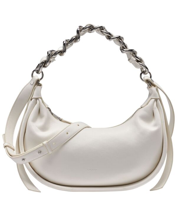 ダナ キャラン ニューヨーク レディース バッグ DKNY Fiona Small Hobo Bag Marshmallow｜ReVida 店