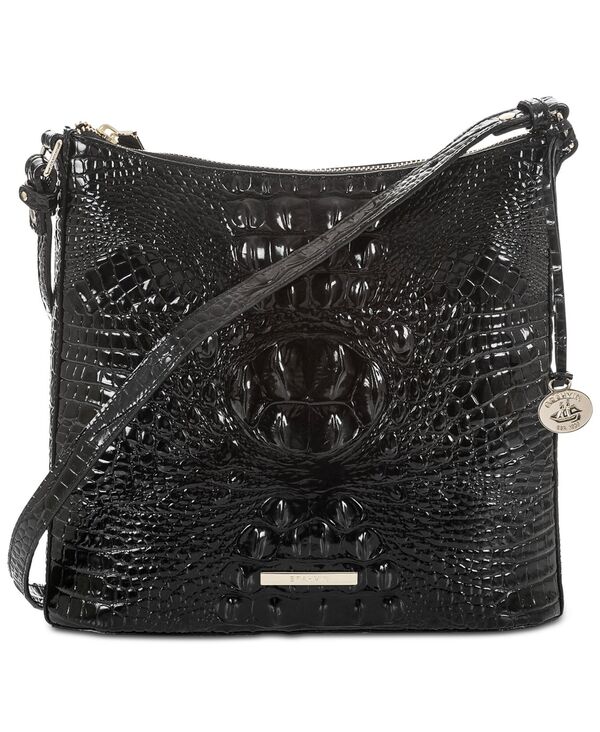 ブランミン レディース バッグ Brahmin Katie Melbourne Small Crossbody Bag Black/Gold ブラック